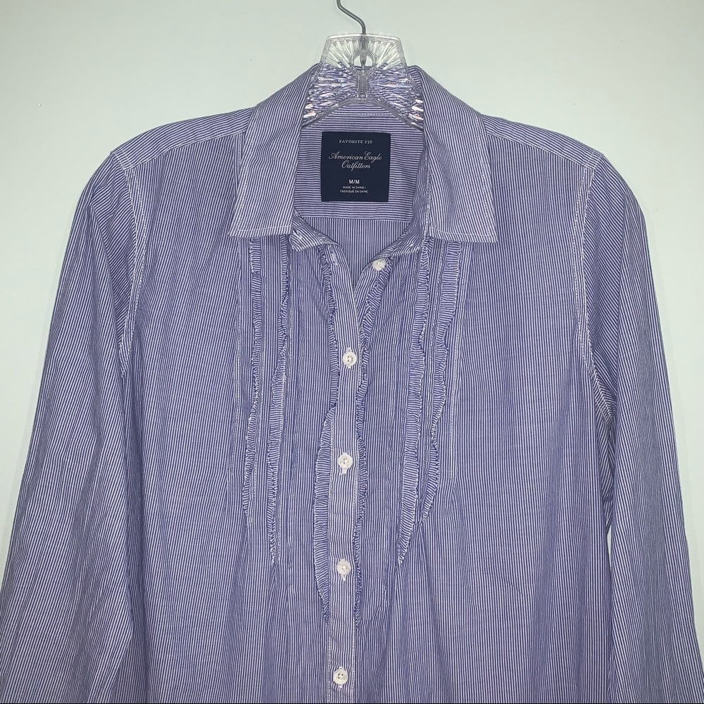 American Eagle Outfitters Size Medium long sleeve button down - Picture 2 of 8